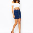 Denim Mini Skirt