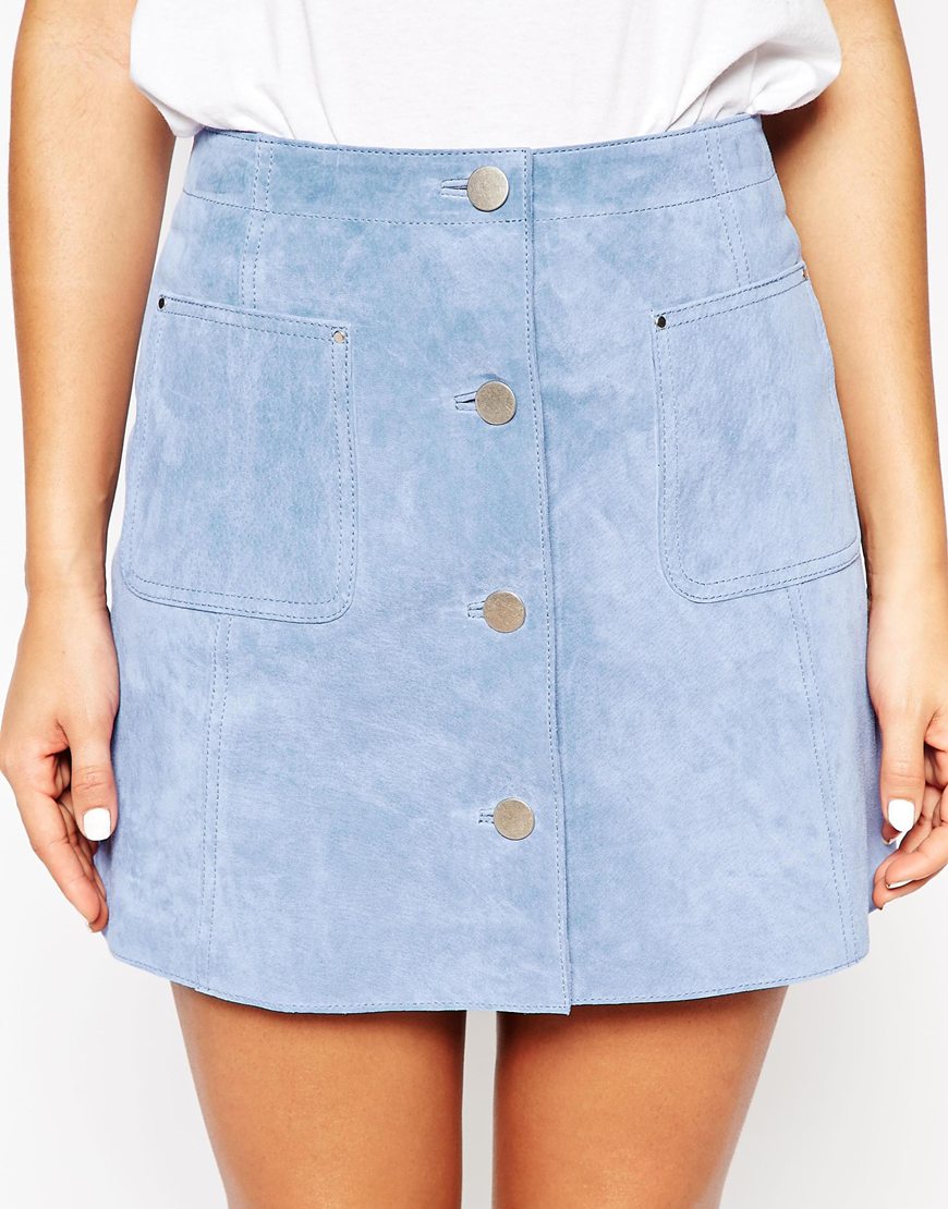 Suede Mini Skirt - Image 4